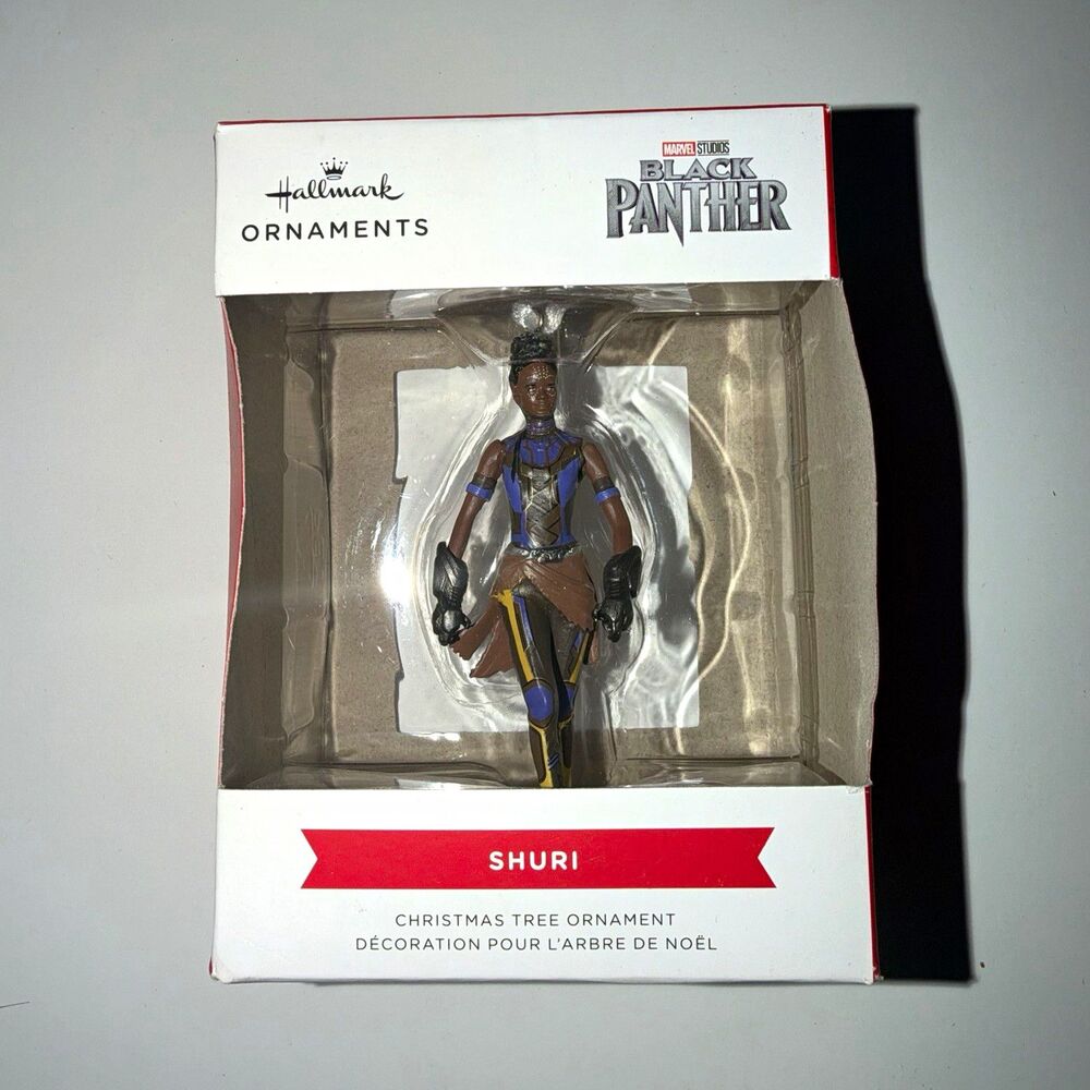 Hallmark Marvel Black Panther Shuri Hanging Christmas Tree Ornament, Multicolor